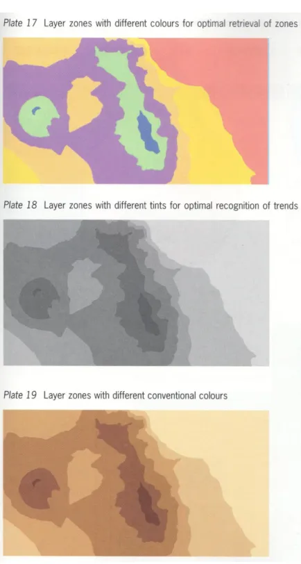 Figure 3: Examples of representative differences in colour (Kraak &amp; Ormeling, 2011)