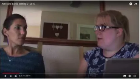 Figure 2. Amy and I Editing Our Paper August 1https://www.youtube.com/watch?v=K7zc3GJ7WAw&feature=youtu.best, 2017 7:14-9:41  