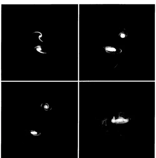 Figure 1-3: An N-body simulation of the Milky Way and Andromeda galaxy collision that will take place in 3 billion years [H].