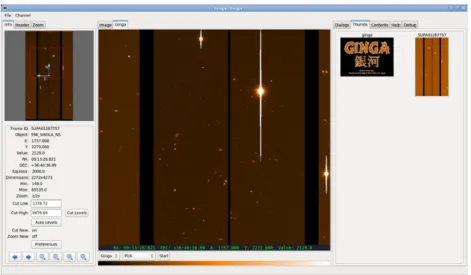 Fig. 8. Ginga Image Browser from the Subaru Telescope showing a VO plugin powered by PyVO