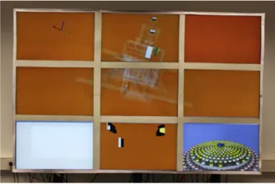 Figure 13 Real-Time Tiled-Wall Scenario.