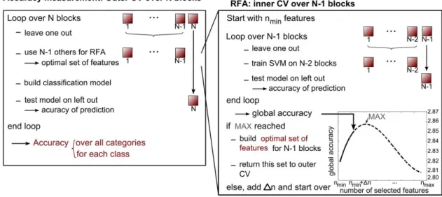 Table 1. Outline of the different combinations of features extraction and classification methods used in the present study.