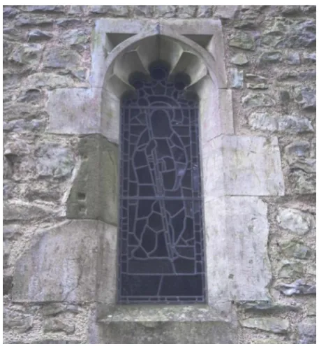 Figure 38. San Ffraid Stained Glass Window, St Brides-super-Ely 