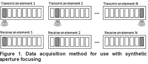 Figure 1. Data acquisition method for use with synthetic 