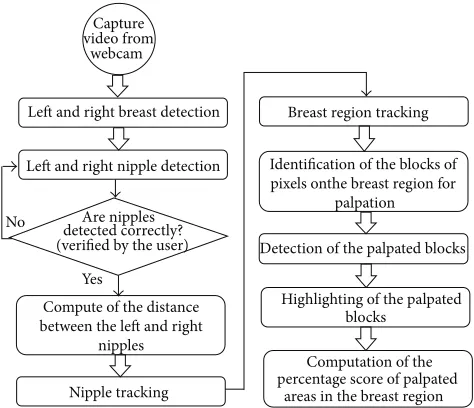 Figure 1: Intelligent computer vision-based breast self-examination(ICBSE).