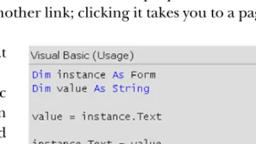 Figure 3.3 The C# / VB.NET examples for the Form.Text property