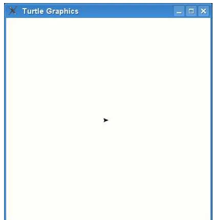 Figure 3.1: An arrow representing the turtle.
