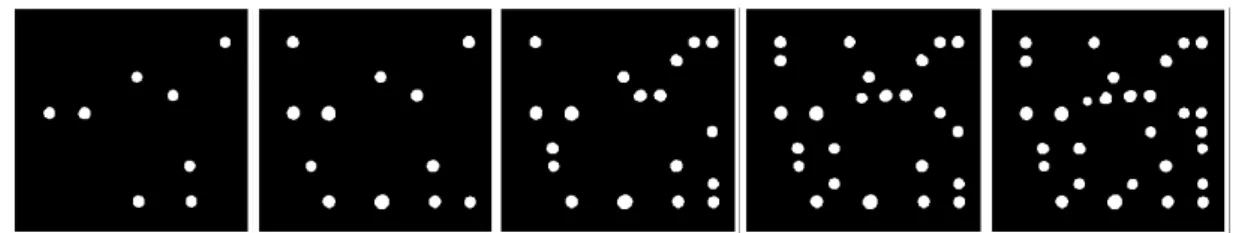 FIGURE 6. Successive anchor spot detection by adaptive thresholding and morphological processing