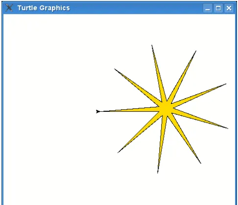 Figure 8.11: A star with an outline.