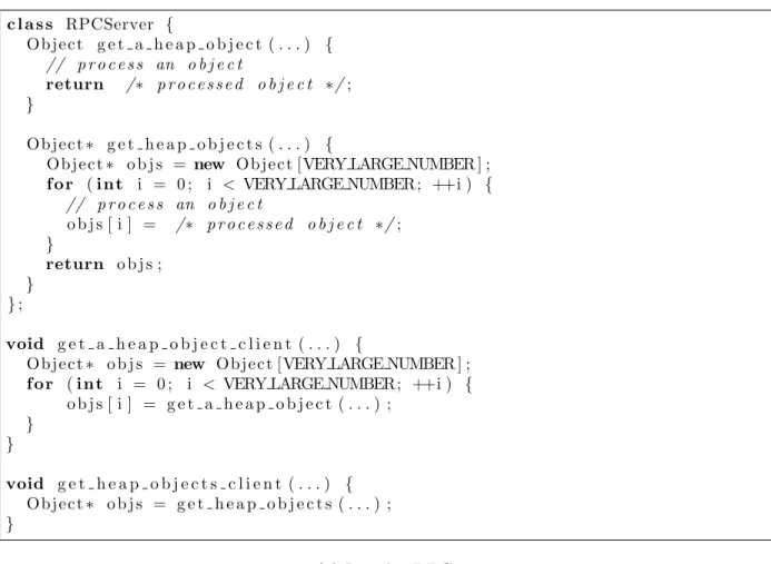 Figure 4.2: A Comparison of Regular to Asynchronous and Streaming RPCs