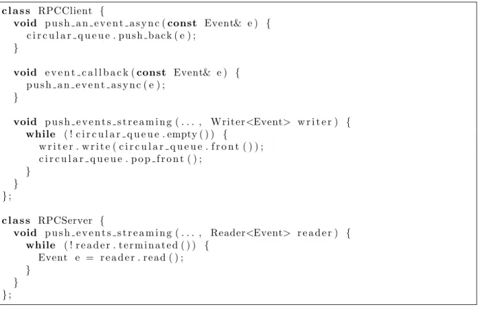 Figure 4.2: A Comparison of Regular to Asynchronous and Streaming RPCs (cont.)