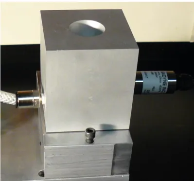 Figure  6.  Prototype  with  combustion  chamber  and  nozzle as a single block.  