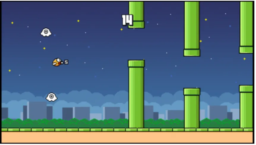 Figure 4.12: Flappy Bird: Graphical User Interface