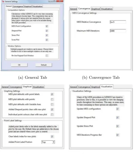 Figure 5.13: General Settings Menu