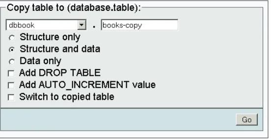 Table and Database Operations