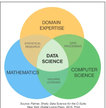 Figure 1.3: Skill sets for a Data Scientist. 