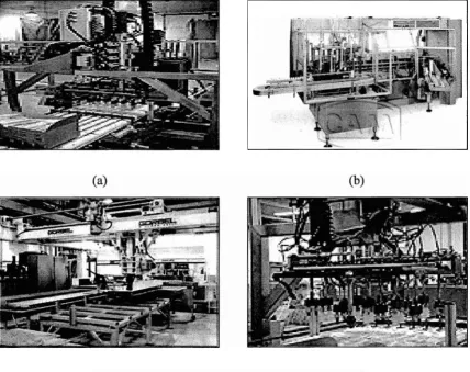 Figure 2.2: (a-d) Example of pick and place system 