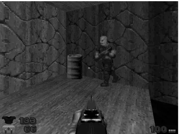 Figure 3.4Screenshot of Doom 2. Reproduced by permission of Id Software, Inc.