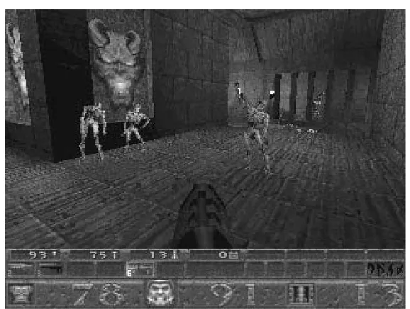 Figure 3.5Screenshot of Quake. Reproduced by permission of Id Software, Inc.