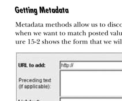 Figure 15-2: Submission form