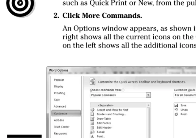 Figure 1-11:The Options