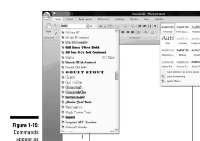 Figure 1-15:Commands