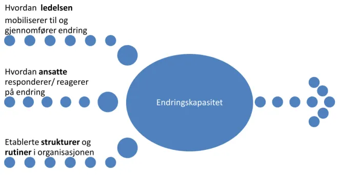 Figur 2.  «Endringskapasitet» Meyer og Stensaker (2011:17) 
