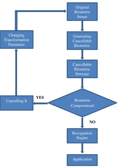 Figure 2.2. Re-Issuing in Cancellable Biometrics 