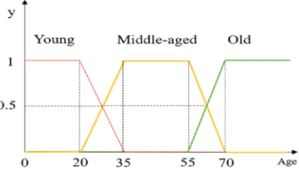 Fig. 5    Membership functions for linguistic terms of attribute ‘work- ‘work-ing hours’
