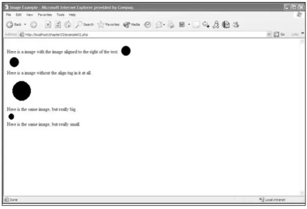 Figure 3.4  The image result from the code sample.
