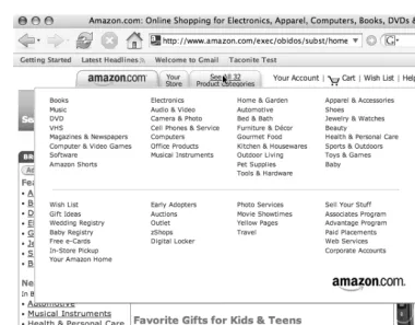 Figure 1-1. Amazon’s product categories