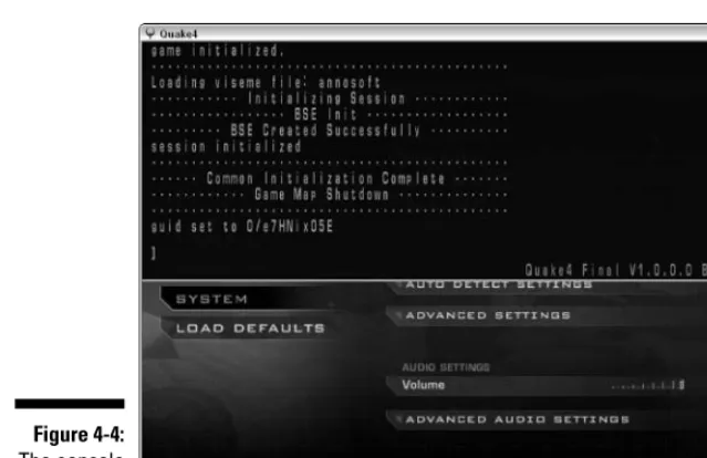 Figure 4-4:The console