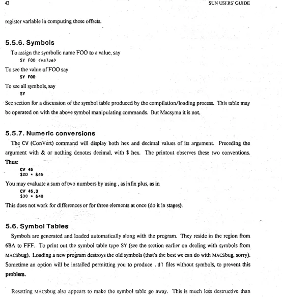table, which can be found by printing out the table itself. The starting address of the table will be found in 
