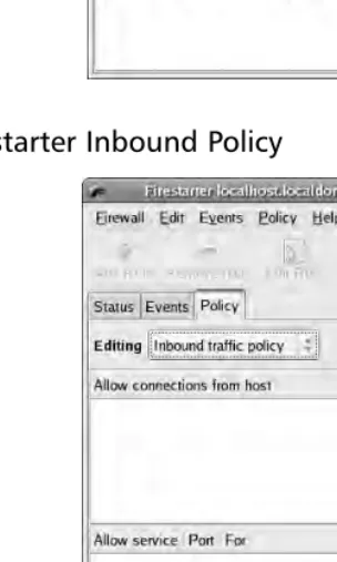 Figure 2.16 Firestarter GUI