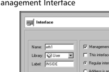 Figure 2.22 Management Interface