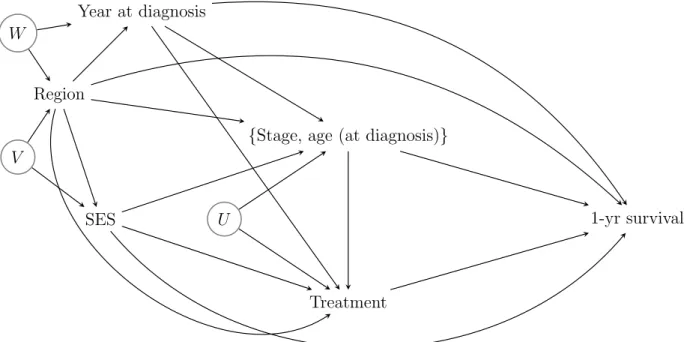 Figure 4: Causal diagram 4: data example.