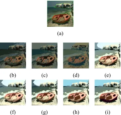 Figure 2.3: Segmentation results for the second image from the Berkeley dataset. (a) GT, (b) GM, (c) IGM, (d) GGM, (e) IGGM, (f) GM+FS, (g) IGM+FS, (h) GGM+FS, (i) IGGM+FS.