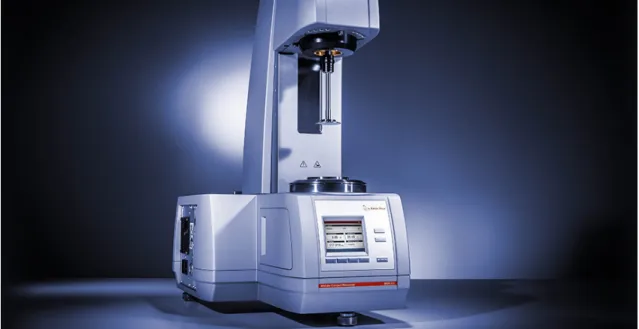 Figure 2.1: Benchtop rheometer (Anton Paar MCR302) used to to obtain the measurements in Section 3.2 [1].