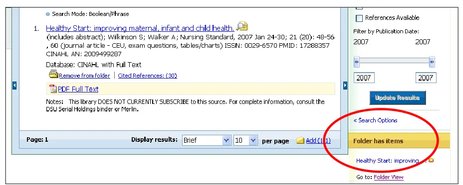 Figure 11- Opening the Folder   