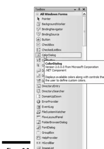 Figure 2-3:The Toolbox.