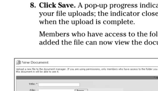 Figure 4-3: The New Document page.