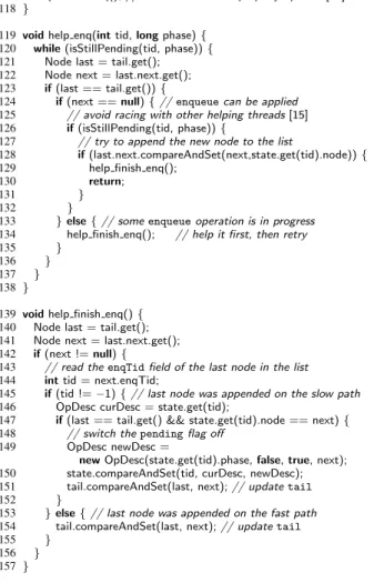 Figure 9. The dequeue operation on the slow path.