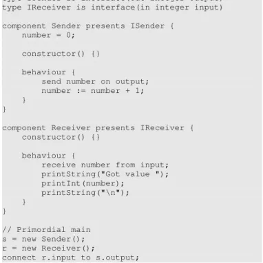 Fig. 1. An example Insense program.