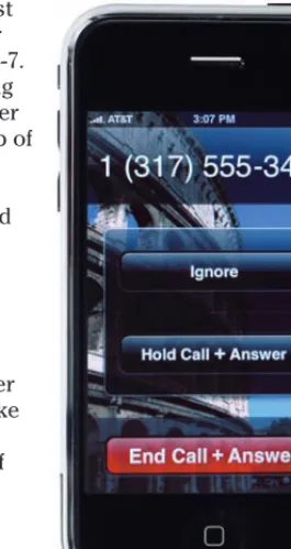 Figure 4-7: Swapping calls.