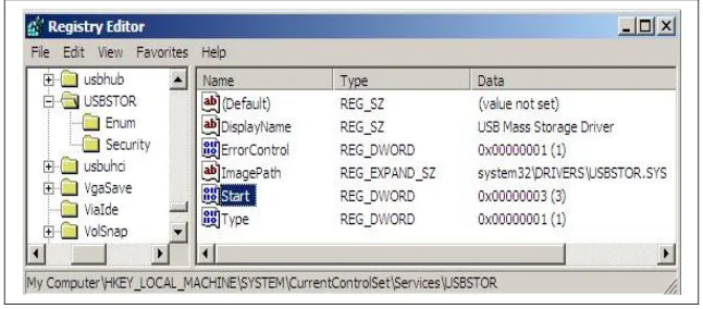 Figure 4: Modify the start value from 3 (manual) to 4 (disable).