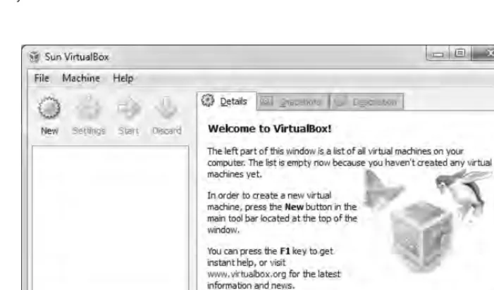 Figure 7-4 VirtualBox console