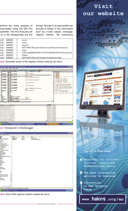 Figure 7. Breakpoint in OllyDebugger