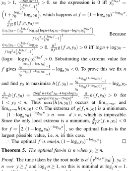 Table II summarizes the results from our proofs. There arestill unproven cells where the degree of sub- or superlinearity