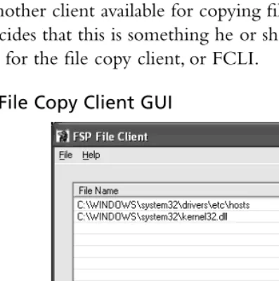 Figure 1.15 File Copy Client GUI
