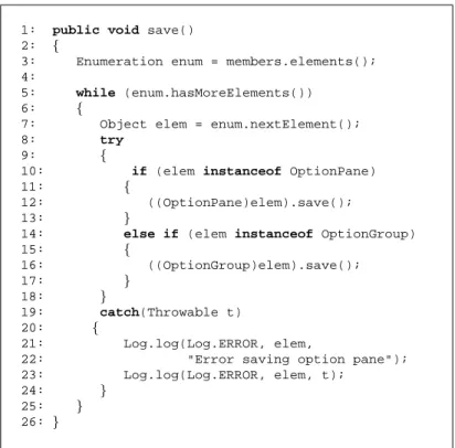 Figure 1.7: Method OptionGroup.save()